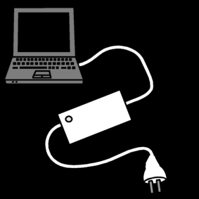 laptop: adaptor